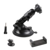 Cumpara ieftin Sistem de prindere cu ventuza, marca Surewo, a camerelor sport GoPro Hero 13,12,11,10,9,8,7,6,5, DJI Osmo Action, SJCAM