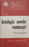 ANTOLOGIA NUVELEI ROMANESTI. ALEXANDRU LAPUSNEANUL, LA TIGANCI, ULTIMUL BEREVOI-VASILE VOICULESCU, MIRCEA ELIADE