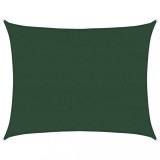 Cumpara ieftin Panza parasolar, verde inchis, 6x7 m , HDPE,160 g/m&sup2;