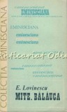 Cumpara ieftin Mite. Balauca - E. Lovinescu, Studii literare, Editura Junimea, 1980, 457 pagini
