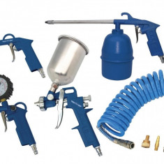 Set aer comprimat, pneumatic pistol, vopsit 5 piese ADLER AD-24Z