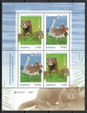 Cumpara ieftin Romania 2021 Mi 7850/51 bl 864 I MNH - Europa: Fauna pe cale de disparitie