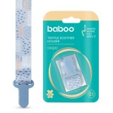 Suport Pentru Suzeta Din Material Textil Bleu Baboo , 0 luni+