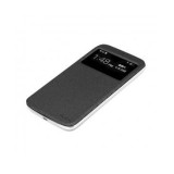 Husa Flip S-View Rock Neagra pt. Samsung Galaxy Mega 6.3 (i9200/i9205) Premium