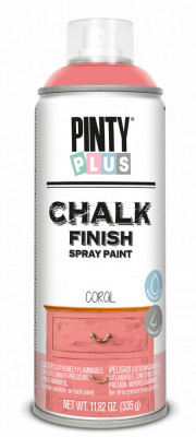 Spray Chalk Paint antichizare, coral mat, CK827, interior, 400 ml, Pintyplus foto