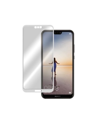 Geam Soc Protector Full LCD 5D Huawei P20 Lite Alb foto