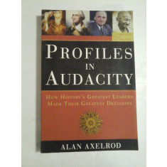 PROFILES IN AUDACITY - ALAN AXELROD