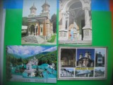 HOPCT LOT 3310 -4 CARTI POSTALE -MANASTIREA SINAIA -JUD-PRAHOVA-NECIRCULATE, Necirculata, Printata