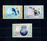 Ajman 1969 - Prima aselenizare, cosmonautica, serie nedantelata neuzata