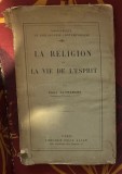 La Religion et la vie de l'esprit / Paul Oltramare