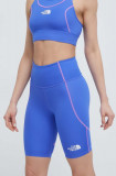 The North Face pantaloni scurti sport Hakuun femei, cu imprimeu, high waist