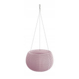 Cumpara ieftin Ghiveci decorativ cu lant, rotund, mov, 23.9x16.1 cm, Splofy Bowl WS&nbsp;