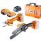 Mini fierastrau 18V si foarfeca gradina 4Ah2Ah BK-GPP25 HardWork ToolsRange