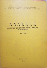 Analele Institutului de Cercetari pentru Pedologie si Agrochimie, vol. XLI (Editia: 1975) foto