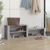 Gossi pantofar, gri sonoma, 150x35x45 cm, lemn prelucrat