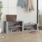 Gossi pantofar, gri sonoma, 150x35x45 cm, lemn prelucrat