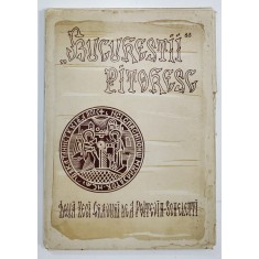 BUCURESTII PITORESC, DOUA ZECI GRAVURI DE A POITEVIN SCHELETTI ,TIPARITA IN 1938