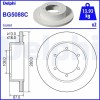 Set discuri frana Nissan Cabstar (F24m, punte spate, 280x16, plin, DELPHI