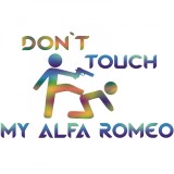 Cumpara ieftin Sticker Alfa Romeo Don t touch my