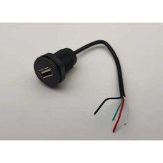 Mufa USB2.0 mama panou tip A 1 port gabarit mic cu 4 fire diam. foto
