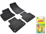 Covorase auto din mocheta Umbrella pentru Volkswagen Touareg III (2018-prezent) + Odorizant Auto Sticluta Wunder-Baum Tropical