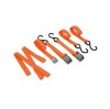 Chinga ancorare motociclete, set 7 piese, latime 25mm, Carpoint