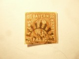 Timbru Bavaria 1850 , 6 kr stampilat