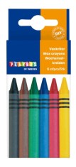 Set 6 creioane colorate cerate cu diametrul de 8 mm