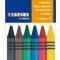 Set 6 creioane colorate cerate cu diametrul de 8 mm