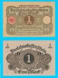 Germania (p#58) 1 Mark 1920 aUNC+ &#039;Darlehnskassenschein&#039; serie: 528.186543