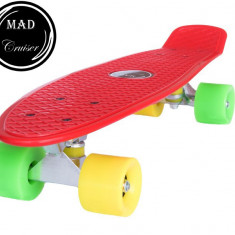Penny board Mad Cruiser Original-rosu FitLine Training
