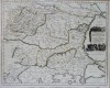 Cursul Dunarii de la Belgrad la Pontul Euxim, Traansilvania, Valahia, Moldova, Basarabia...Sanson Nicolas, 1665
