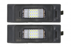 Set lampa numar inmatriculare LED 12V, BMW Seria 1 (E81),Seria 1 (E87), 1 (F20), Seria 1 (F21), 6 (F12), 6 (F13), 6 GRAN COUPE (F06), I3 (I01), Z4 (E8 foto
