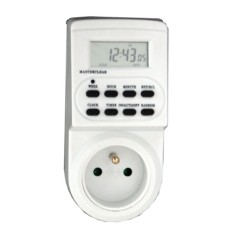 Priza cu temporizator digital, 2300 W, acumulator NiMH