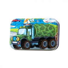 Puzzle cu 60 de piese, Tematici diverse, Camionul verde