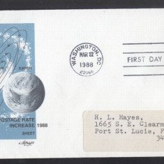 United States 1988 Earth FDC K.729