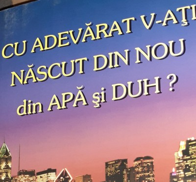 CU ADEVARAT V-ATI NASCUT DIN NOU DIN APA SI DUH? foto
