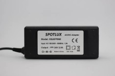 Alimentator SMPS in comutatie AC/DC 24V 2.5A 2500mA mufa 5.5x2.5mm cablu 150cm /fara cablu alimentare