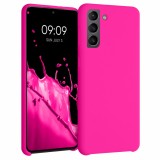 Husa pentru Samsung Galaxy S21 Plus, Silicon, Roz, 54066.77, kwmobile, Carcasa