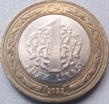 1 Lira 2022 Turcia, Europa