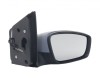 Oglinda exterioara Seat Mii, 05.2012-, Skoda Citigo, 05.2012-, Vw Up! (Vw120), 04.12-, partea Dreapta, culoare sticla crom, sticla convexa, cu carcas