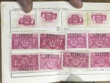 ACTE (4) Carnet de abonat Radio-Televizor (C&acirc;mpulung Moldovenesc, 1965), stare foarte bună, plin cu timbre fiscale de 75 lei.