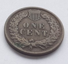98. Moneda SUA 1 cent 1907 foto