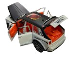 Macheta metal replica Rolls Royce Cullinan Jeep alb deschide usi, capota, portbagaj 1:22