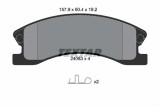 Set placute frana TEXTAR 2408301