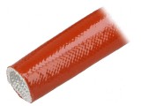 Manșon electroizolant fibră de sticlă cărămiziu 60-250&deg;C