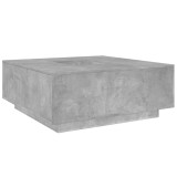 Cumpara ieftin Masuta de cafea gri beton 100x100x40 cm lemn prelucrat