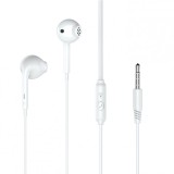 Handsfree Casti In-Ear XO Design EP28, Cu microfon, 3.5 mm, Alb