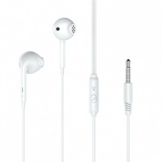 Handsfree Casti In-Ear XO Design EP28, Cu microfon, 3.5 mm, Alb