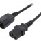 Cablu Alimentare IEC C13-C14 1,8m Negru 10A
